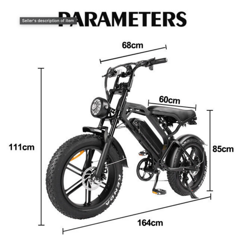 Swift E-Bike™ 48V Fat Boy