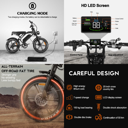 Swift E-Bike™ 48V Fat Boy
